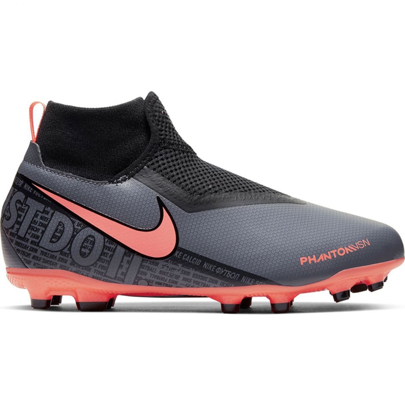 Kopačky Nike Phantom Vsn Academy Df FG / MG Jr AO3287 080 vícebarevný černá