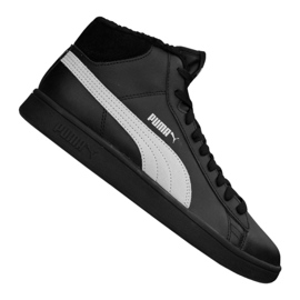 Puma Smash V2 Mid L Fur Jr 366895-05 černá Puma Smash V2 Mid L Fur Jr 366895-05 černá
