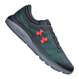 Běžecké boty Under Armour Charged Bandit 5 M 3021947-403 šedá zelená Běžecké boty Under Armour Charged Bandit 5 M 3021947-403 šedá zelená