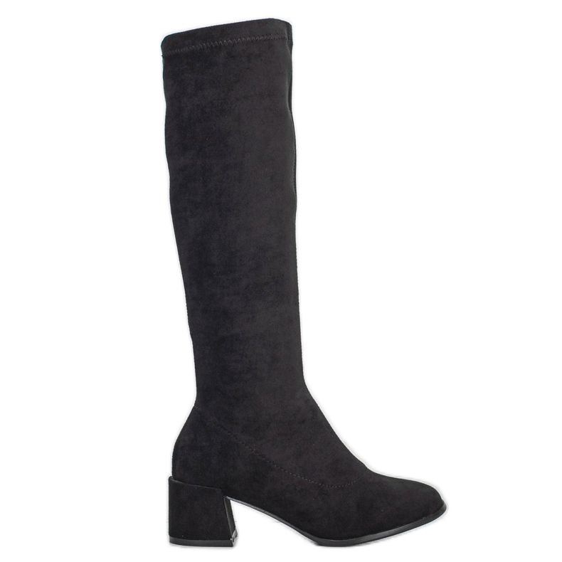 Filippo Semišové Boty Na Sloupu černá Filippo Semišové Boty Na Sloupu černá