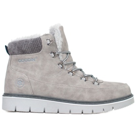 Goodin Trapery na platformě šedá