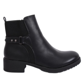 Černé boty Jodhpur 1089 Black černý