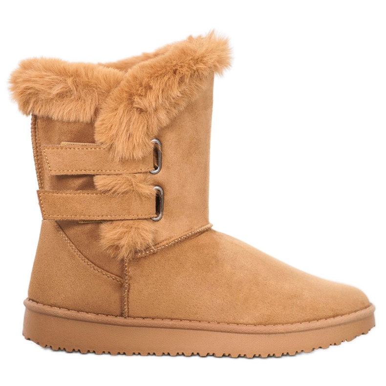 SHELOVET Teplé sněhové boty hnědý SHELOVET Teplé sněhové boty hnědý