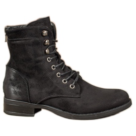 Goodin Elegantní lapače semiše černý