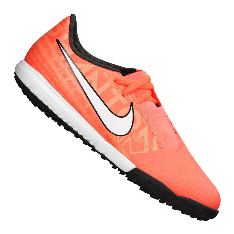 Kopačky Nike Phantom Vnm Academy Tf Jr AO0377-810 oranžový pomeranče a červené
