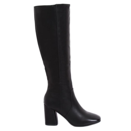 Klasické černé vysoké podpatky 5319 Black Ii Žánr černý
