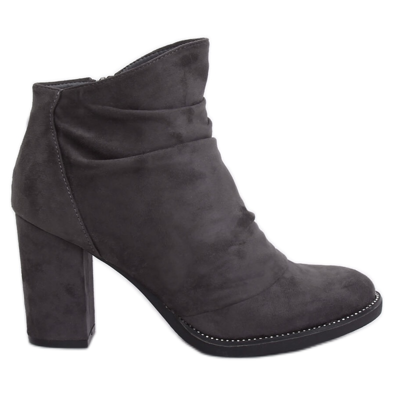 Šedá FA177 Šedé vysoké podpatky