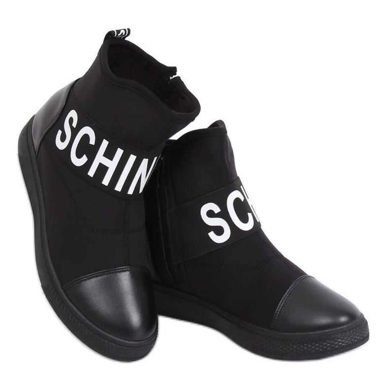 Černé neoprenové boty XY-38 Black černá