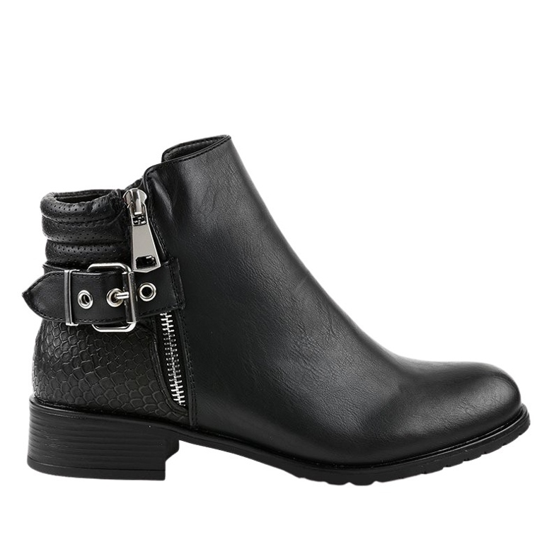 Černé ploché kozačky Jodhpur KA525SL černá