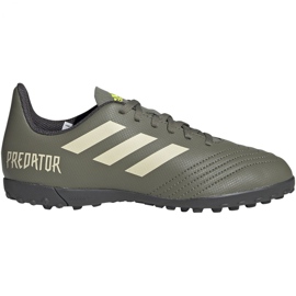 Kopačky Adidas Predator 19.4 Tf Jr EF8222 vícebarevný zelený