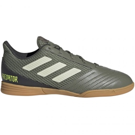 Kopačky Adidas Predator 19.4 In Jr EF8224 zelený zelený