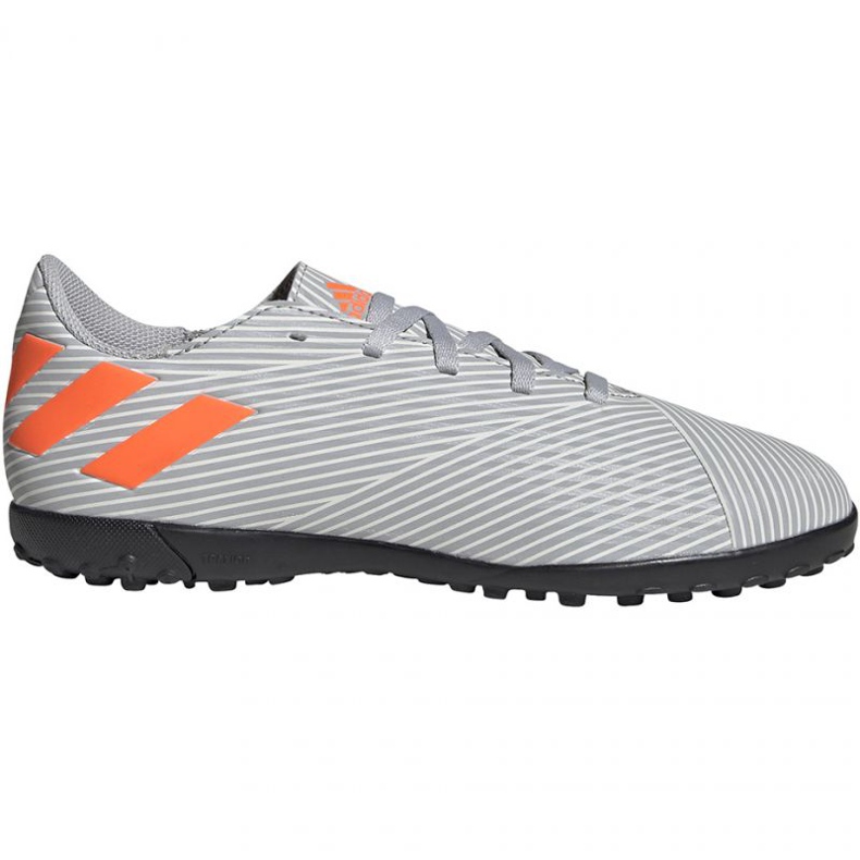 Kopačky Adidas Nemeziz 19.4 Tf Jr EF8306 vícebarevný šedá Kopačky Adidas Nemeziz 19.4 Tf Jr EF8306 vícebarevný šedá
