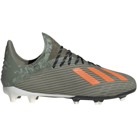 Kopačky Adidas X 19.1 Jr Fg EF8301 zelený zelený