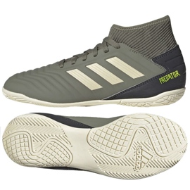 Kopačky Adidas Predator 19.3 In Jr EF8219 odstíny šedé
