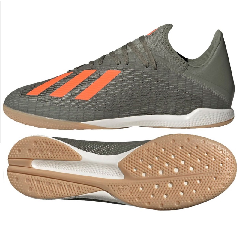 Sálová obuv adidas X 19.3 In M EF8367 šedá šedá