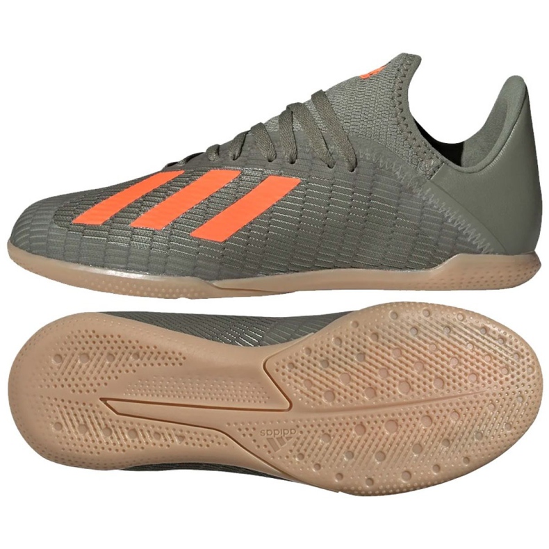 Sálová obuv adidas X 19.3 In Jr EF8376 šedá šedá