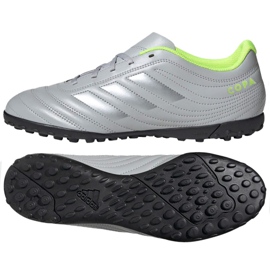 Kopačky Adidas Copa 20.4 Tf M EF8356 šedá stříbro