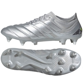 Kopačky Adidas Copa 20.1 Sg M EF8325 šedá stříbrný Kopačky Adidas Copa 20.1 Sg M EF8325 šedá stříbrný