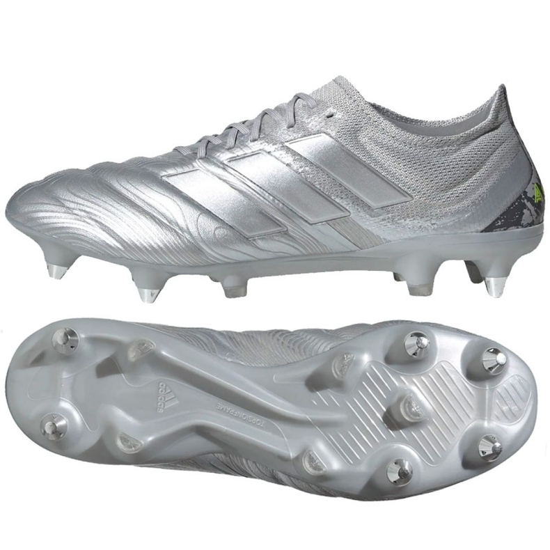 Kopačky Adidas Copa 20.1 Sg M EF8325 šedá stříbrný