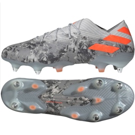 Kopačky Adidas Nemeziz 19.1 Sg M EF8393 šedá šedá Kopačky Adidas Nemeziz 19.1 Sg M EF8393 šedá šedá