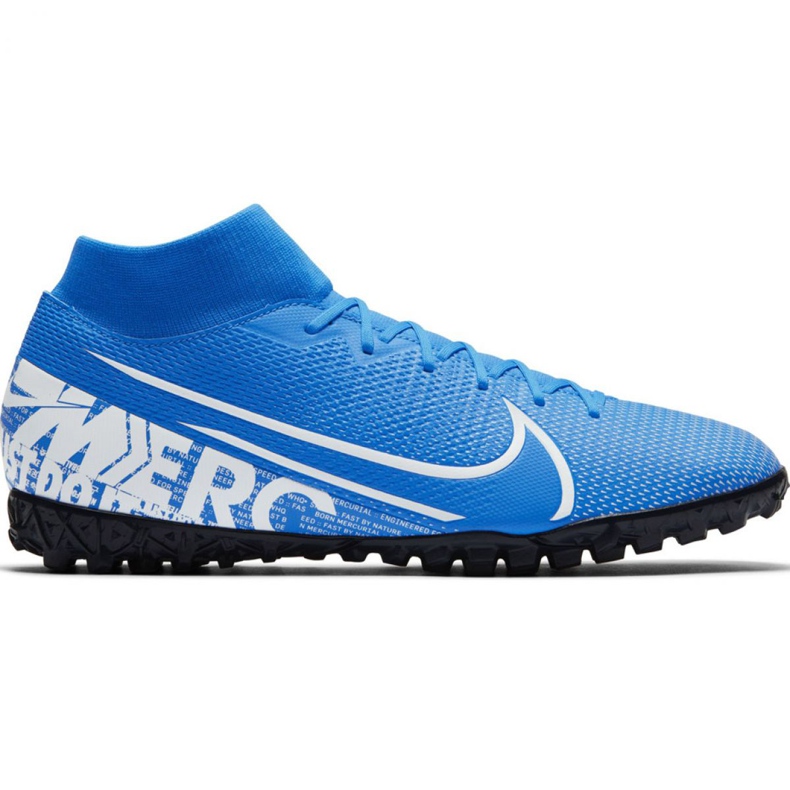 Kopačky Nike Mercurial Superfly 7 Academy M Tf AT7978 414 vícebarevný modrý