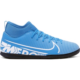 Fotbalová obuv Nike Mercurial Superfly 7 Club Ic Jr AT8153 414 modrý vícebarevný