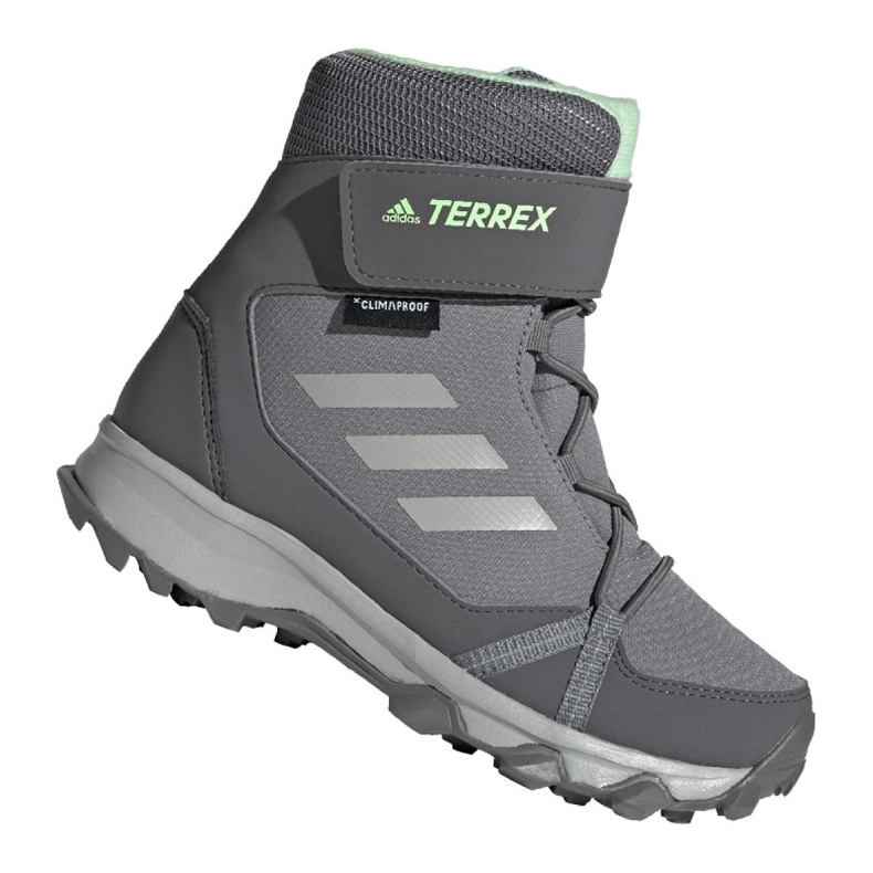 Boty Adidas Terrex Snow Cf Cp Cw Jr G26580 šedá