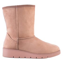 Kylie Vysoká Mukluki béžový