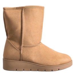 Kylie Vysoká Mukluki hnědý