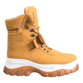 Seastar Teplé módní boty hnědý Seastar Teplé módní boty hnědý