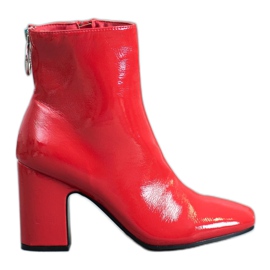 Seastar Lakované boty na sloupku červený