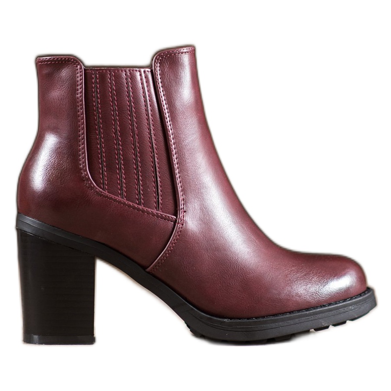 Comer Boty z ekokůže červené