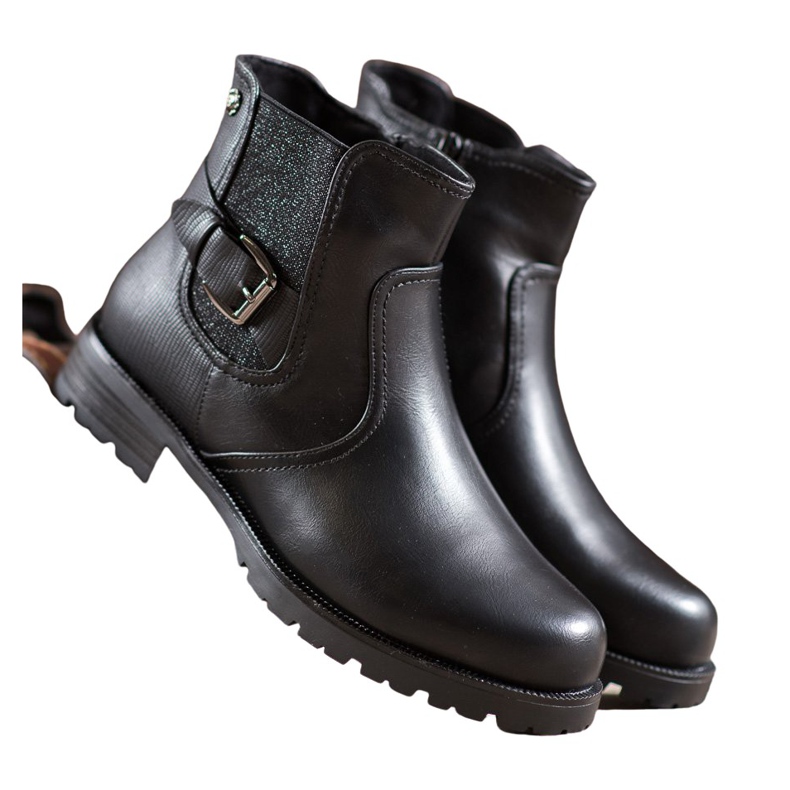 Gogo Pracovníci se sponou černá Gogo Pracovníci se sponou černá