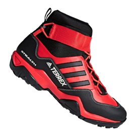 Trekové boty adidas Terrex Hydro Lace M CQ1755 černá červené Trekové boty adidas Terrex Hydro Lace M CQ1755 černá červené