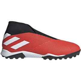 Kopačky Adidas Nemeziz 19.3 Ll Tf M G54686 vícebarevný červený