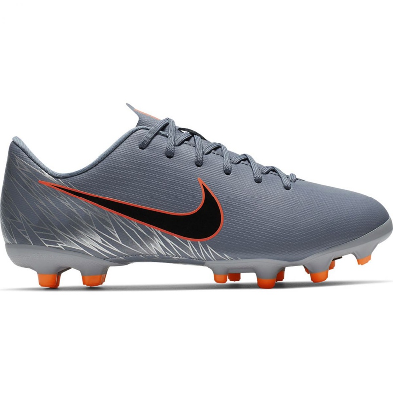 Kopačky Nike Mercurial Vapor 12 Academy Mg Jr AH7347 408 vícebarevný šedá