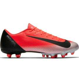 Kopačky Nike Mercurial Vapor 12 Academy CR7 Mg M AJ3721 600 vícebarevný červený