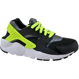 Boty Nike Huarache Run Gs W 654275-017 černý žluť