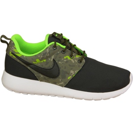 Boty Nike Roshe One Print Gs M 677782-008 černý vícebarevný zelený