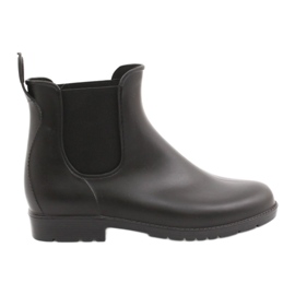 American Club Dámské černé boty, Matte Boots Kal15/22 černý