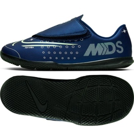 Sálová obuv Nike Mercurial Vapor 13 Club Mds Ic PS (V) Jr CJ1176-401 válečné loďstvo válečné loďstvo