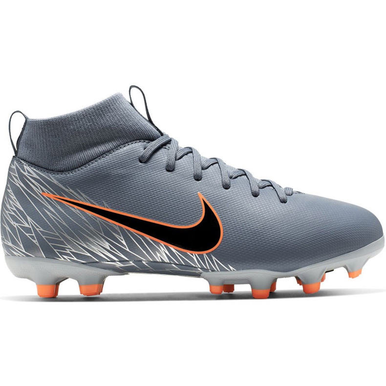 Kopačky Nike Mercurial Superfly 6 Academy Mg Jr AH7337 408 vícebarevný šedá