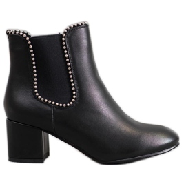Janessa Elegantní Chelsea Boty Na Baru černá