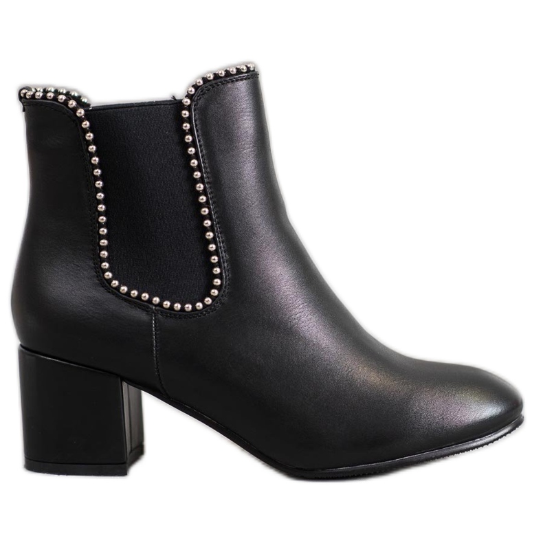 Janessa Elegantní Chelsea Boty Na Baru černá