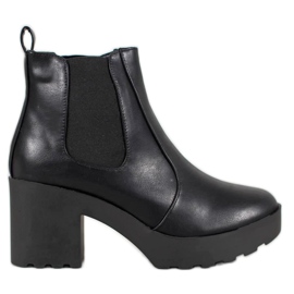 Weide Módní Chelsea boty černý