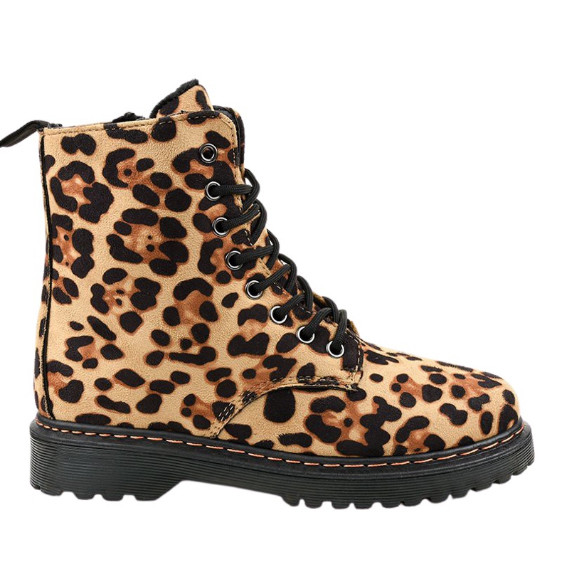 Panther zateplené boty DJH01-18 hnědý