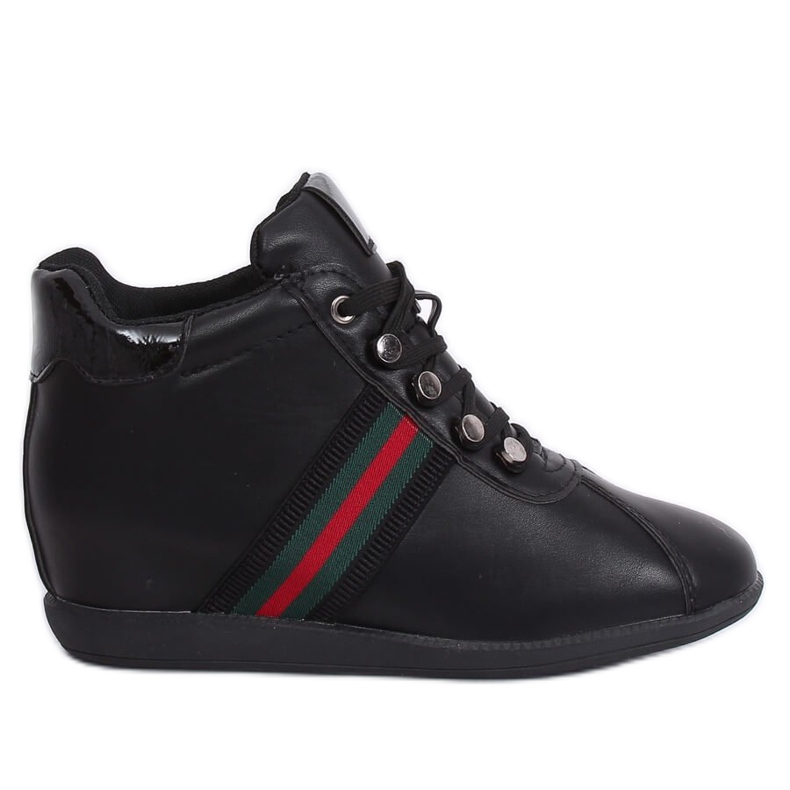 Černé boty na skrytém klínu K1833909 Negro černá