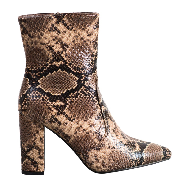 Seastar Snake Print Boot hnědý vícebarevný