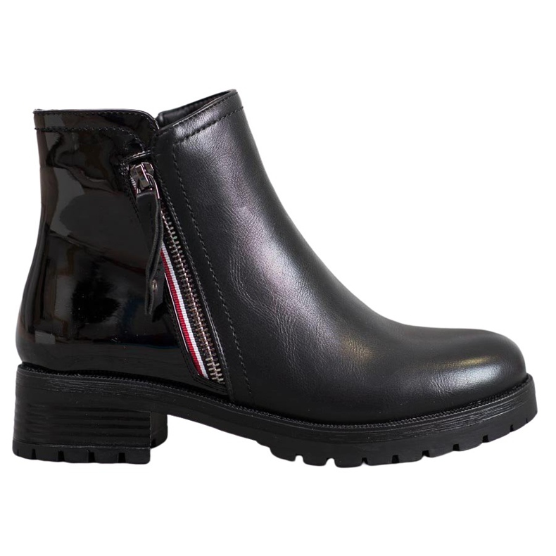 SHELOVET Pracovníci s ozdobným zámkem černá