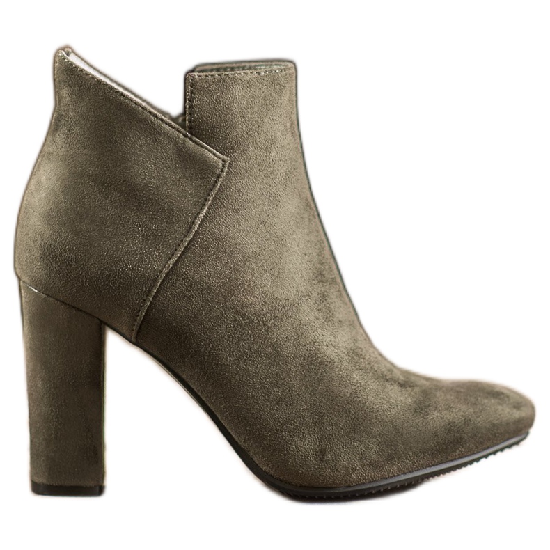 Sexy semišové boty VINCEZA zelená